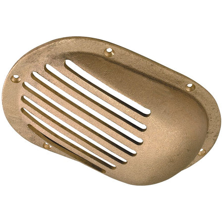 Perko Scoop Strainer, Cast Bronze, Machined Slots, #8 Screws — Quality Boat Parts