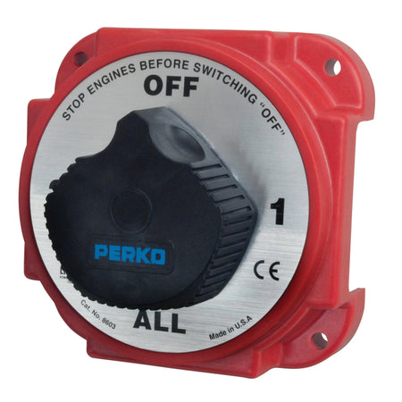 Perko Battery Switch, 6-32V, Ignition Protected, Surface Mount — Quality Boat Parts