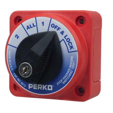 Perko Battery Switch, 6-32V, Ignition Protected, Surface Mount — Quality Boat Parts