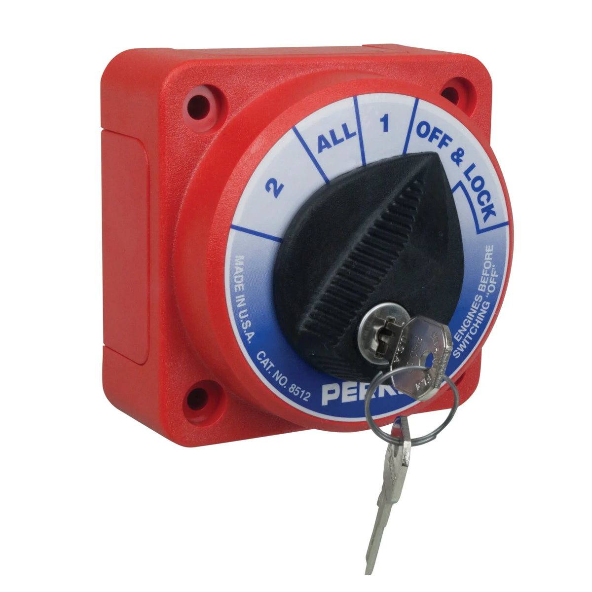 Perko Battery Switch, 6-32V, Ignition Protected, Surface Mount — Quality Boat Parts