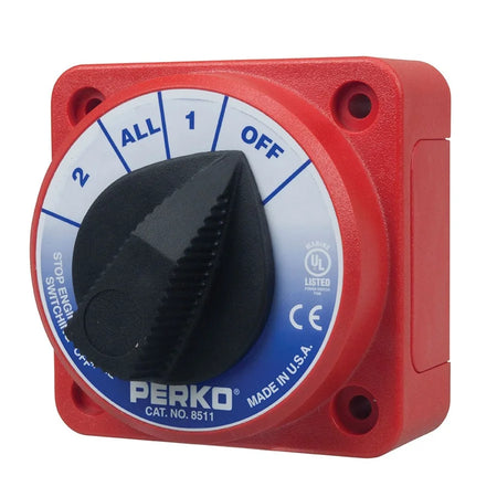 Perko Battery Switch, 6-32V, Ignition Protected, Surface Mount — Quality Boat Parts