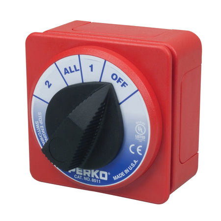 Perko Battery Switch, 6-32V, Ignition Protected, Surface Mount — Quality Boat Parts