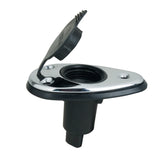 Perko 1048 Threaded Collar Pole Light Base, 2-Pin, 5° Rake, For 3/4 in Poles — Quality Boat Parts