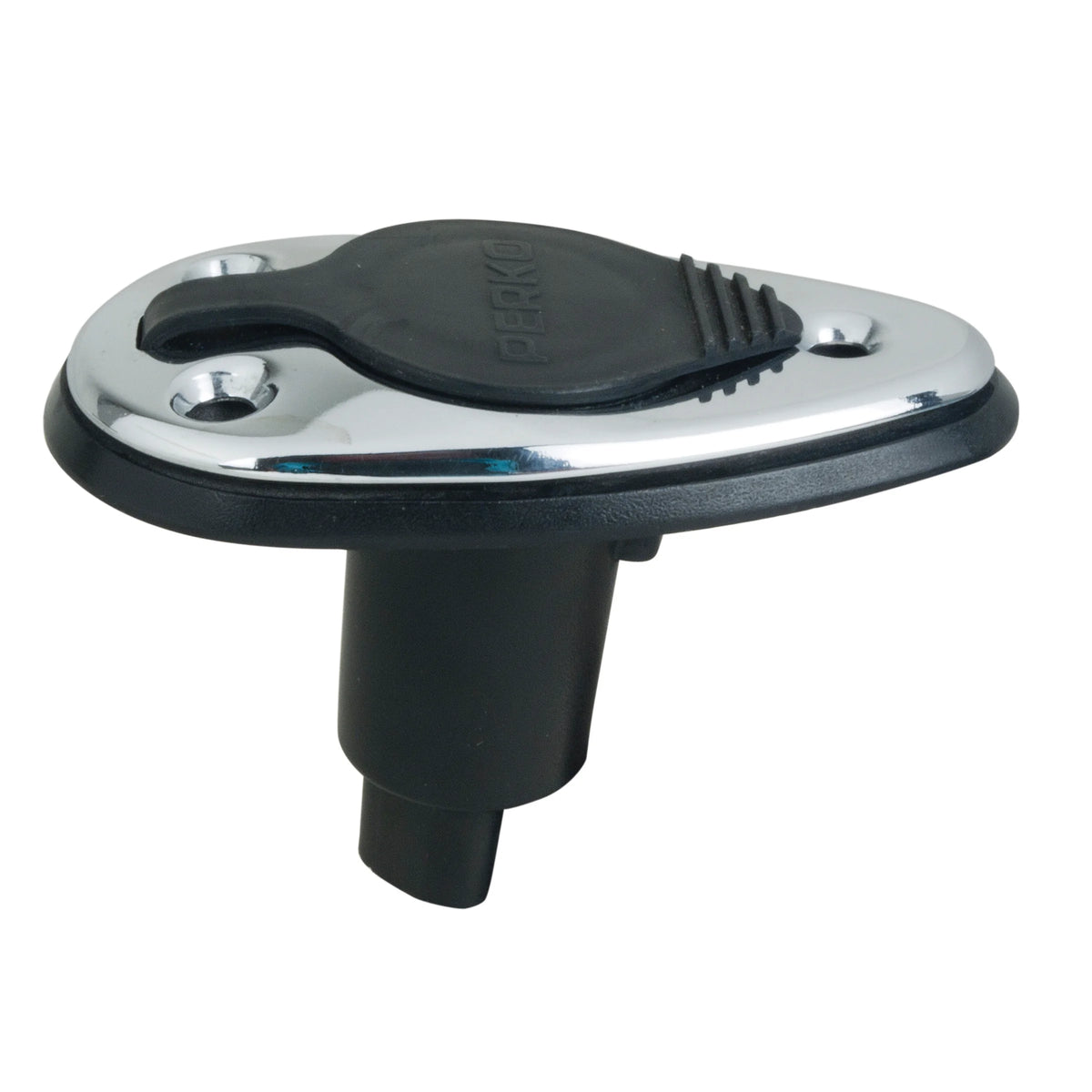 Perko 1048 Threaded Collar Pole Light Base, 2-Pin, 5° Rake, For 3/4 in Poles — Quality Boat Parts