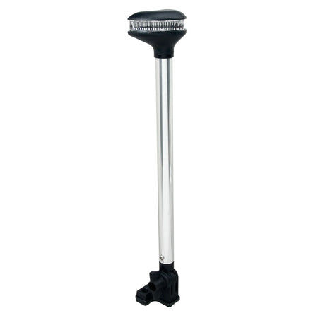 Perko Stealth Series LED Fold Down White All-Round Light, For Vessels Under 20m, 12V, 1.5W, 2nm — Quality Boat Parts
