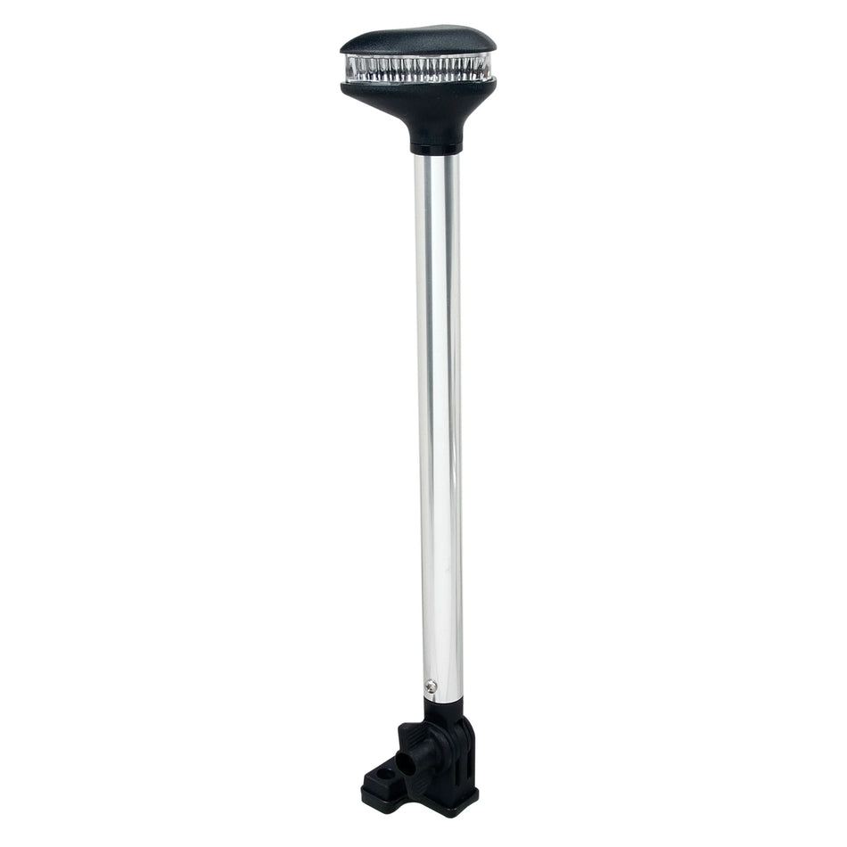 Perko Stealth Series LED Fold Down White All-Round Light, For Vessels Under 20m, 12V, 1.5W, 2nm — Quality Boat Parts
