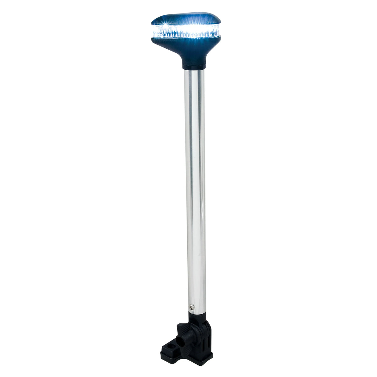Perko Stealth Series LED Fold Down White All-Round Light, For Vessels Under 20m, 12V, 1.5W, 2nm — Quality Boat Parts