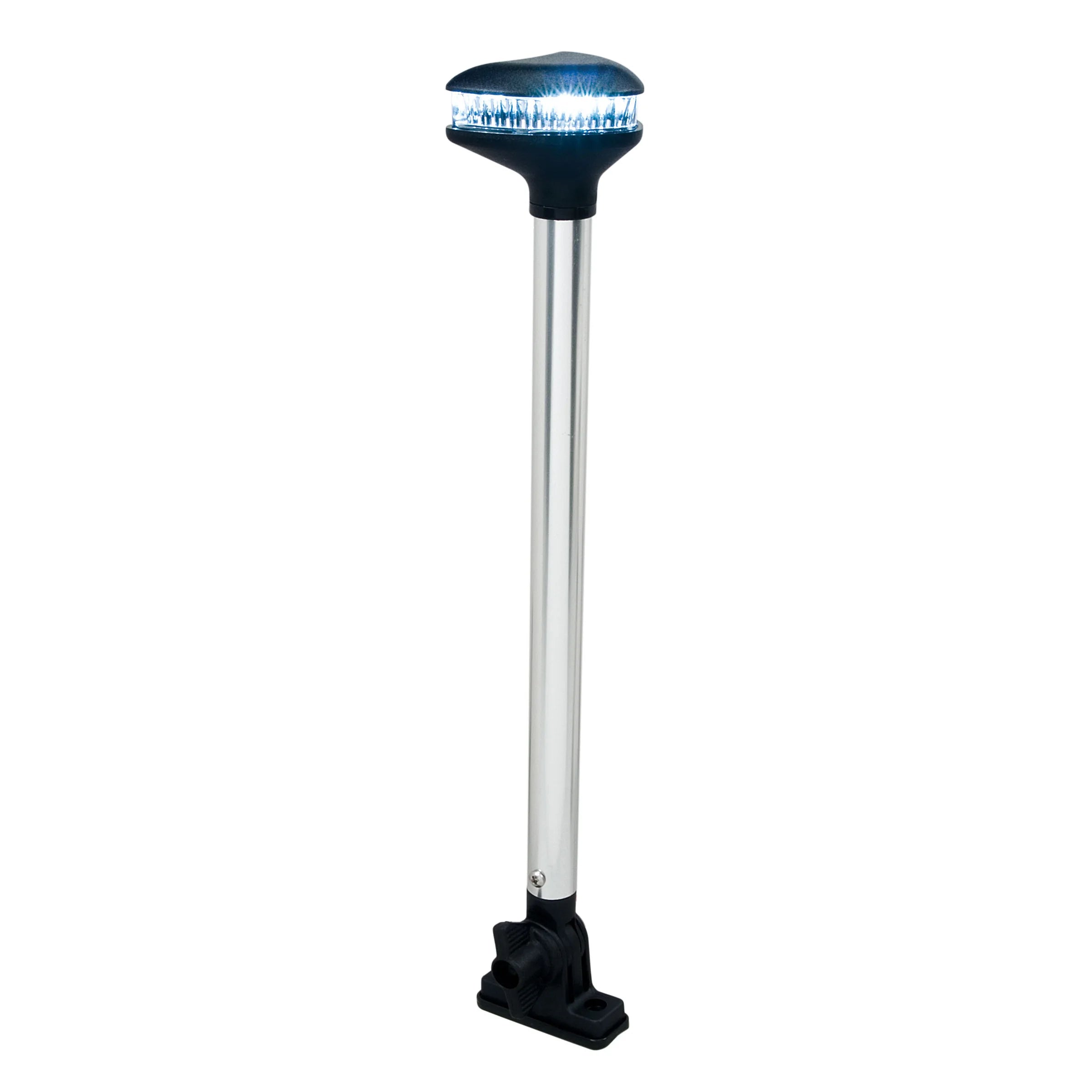 Perko Stealth Series LED Fold Down White All-Round Light, For Vessels Under 20m, 12V, 1.5W, 2nm — Quality Boat Parts