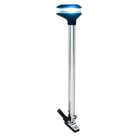 Perko Stealth Series LED Fold Down White All-Round Light, For Vessels Under 20m, 12V, 1.5W, 2nm — Quality Boat Parts