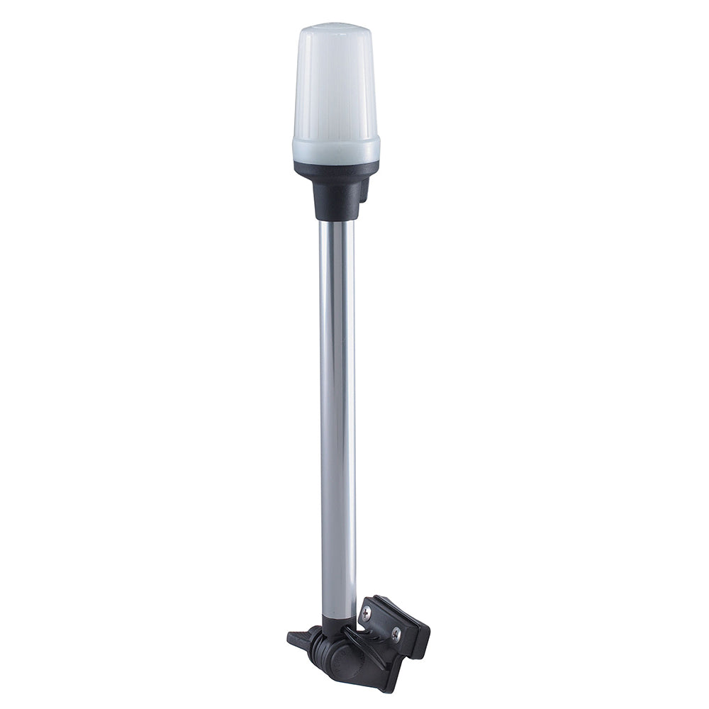 Perko Fold Down White All-Round Pole Light, 12V, 11W, 0.94A, USCG 2nm Certified — Quality Boat Parts