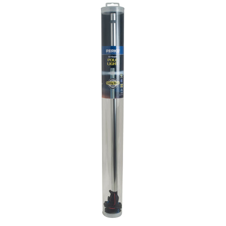 Perko Fig. 1670 Fold-Down LED All-Round Pole Light, 12V, 2nm, 3/4 in Aluminum Tube — Quality Boat Parts