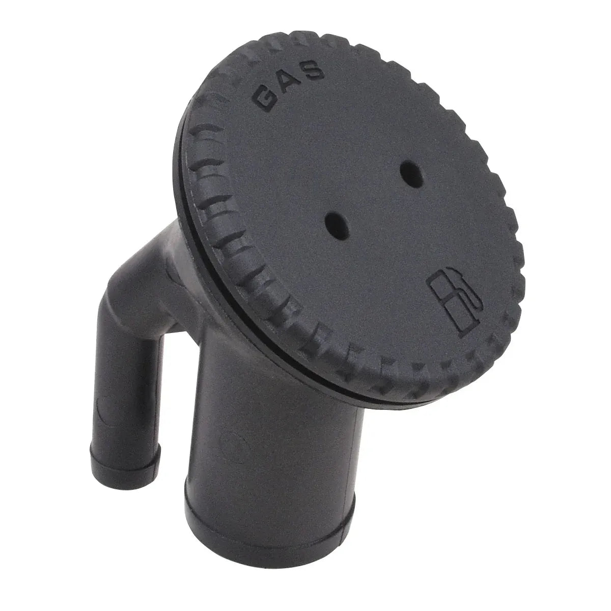 Perko 0542 Vented Deck Fill, 1-1/2 in Hose, 5/8 in Vent Hose, Angled Neck — Quality Boat Parts
