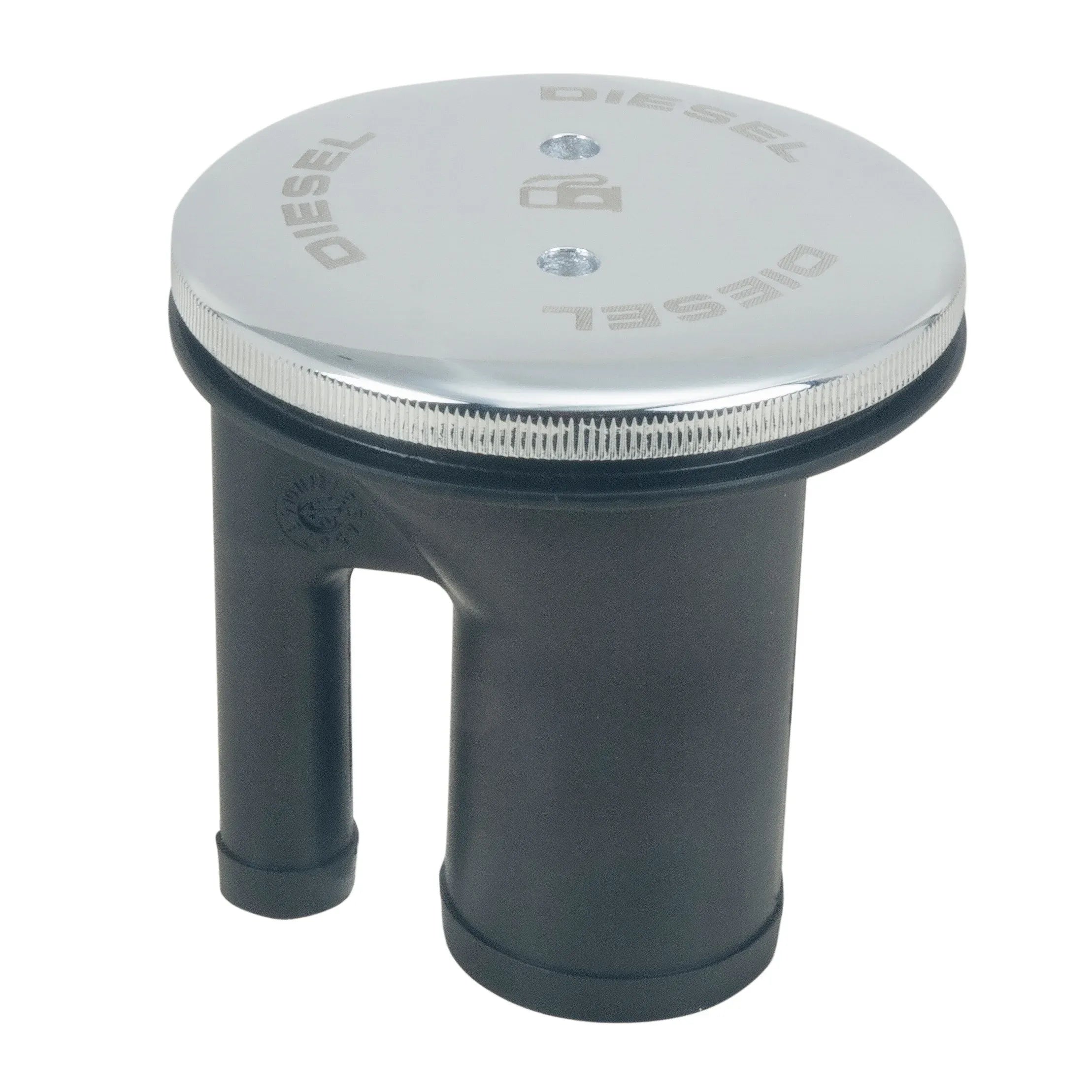Perko Vented Deck Fill, 1-1/2 in Hose, Straight Neck — Quality Boat Parts