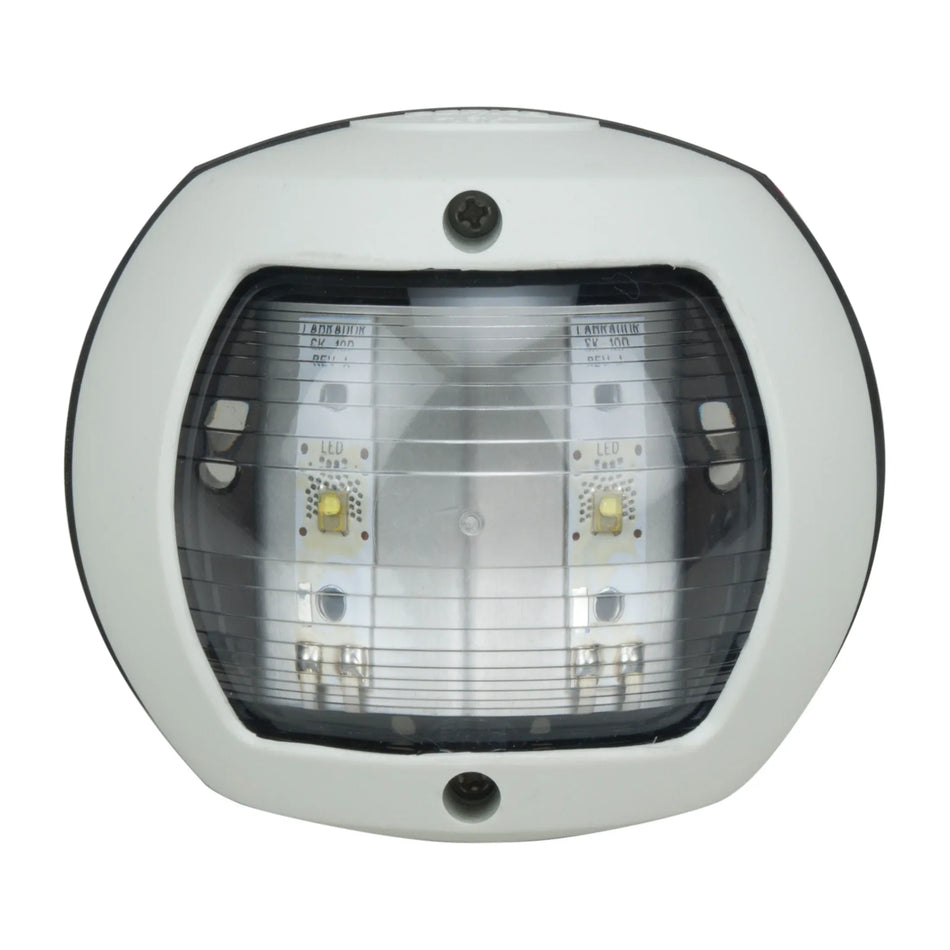 Perko LED White Stern Navigation Light, 2nm, 135° Arc, White Polymer Housing — Quality Boat Parts