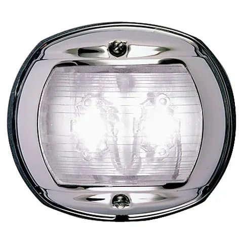Perko 0170MSN LED White Stern Navigation Light, For Vessels Under 20m, 2nm, 135° Arc, Chrome Plated Brass Top — Quality Boat Parts