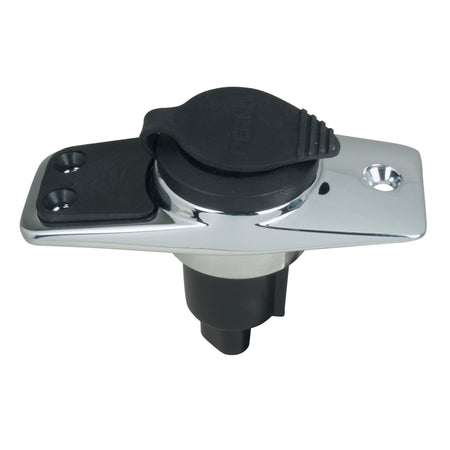 Perko 1060 Plug-In Pole Light Base, For 3/4 in Poles, 5° Rake — Quality Boat Parts
