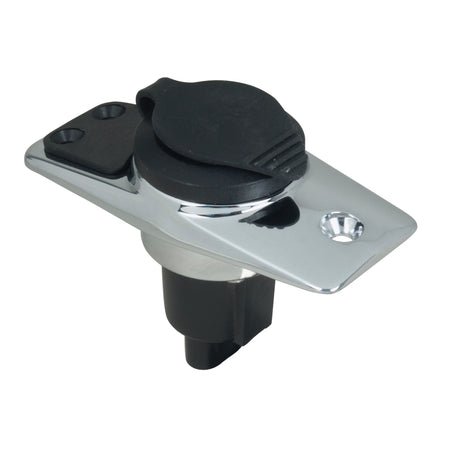 Perko 1060 Plug-In Pole Light Base, For 3/4 in Poles, 5° Rake — Quality Boat Parts