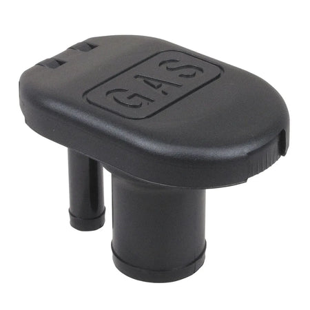 Perko 1319 Polymer Vented Deck Fill, 1-1/2 in Fill Hose, 5/8 in Vent Hose, Straight Neck — Quality Boat Parts