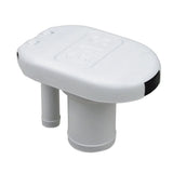 Perko 1319 Polymer Vented Deck Fill, 1-1/2 in Fill Hose, 5/8 in Vent Hose, Straight Neck — Quality Boat Parts