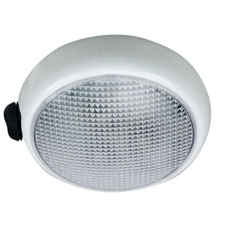 Perko 1356 Round Surface Mount LED Dome Light, On/Off Switch, 3-5/8 in O.D., 1 in Depth — Quality Boat Parts