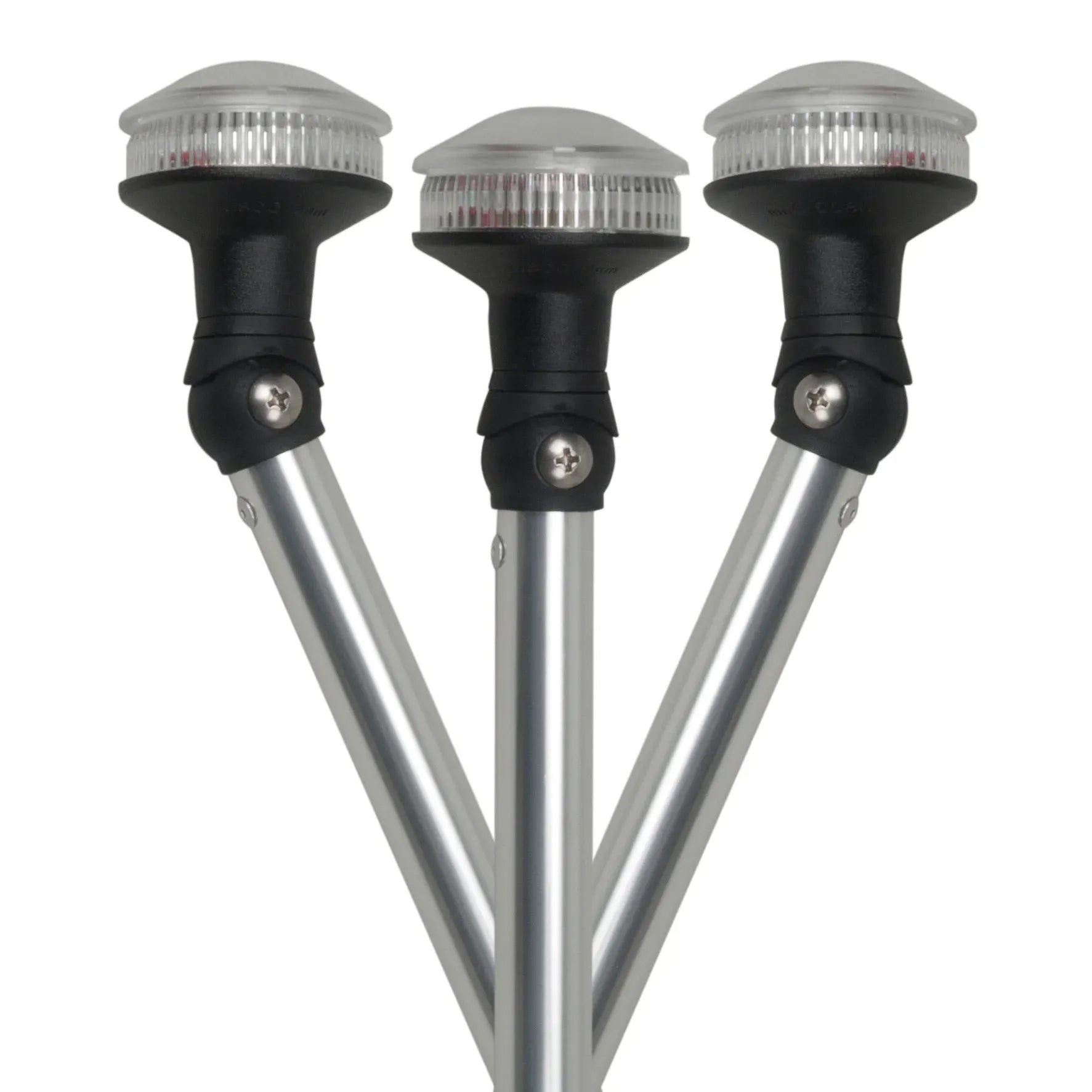 Perko Omega Series LED White All-Round Pole Light, 12V, 2nm, 40° Adjustable Head, 3/4 in Anodized Pole — Quality Boat Parts