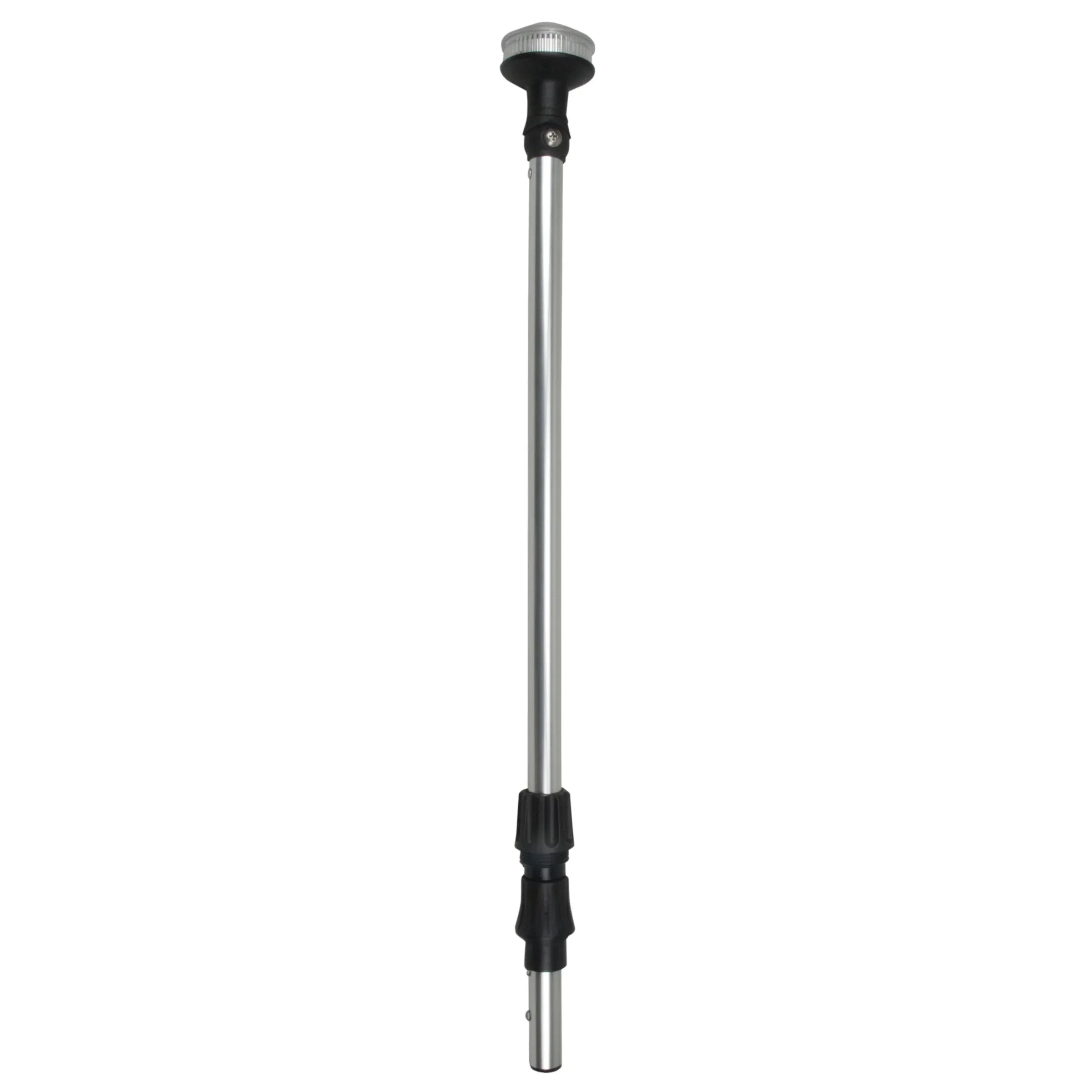Perko Omega Series LED Universal Replacement White All-Round Pole Light, 12V, 2 nm, Fold-in-Half Pole, 3/4 in Anodized Tube — Quality Boat Parts