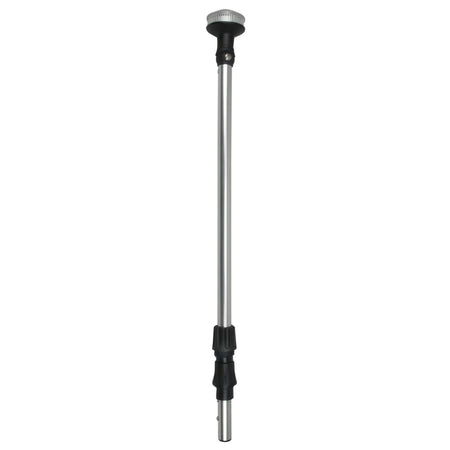 Perko Omega Series LED Universal Replacement White All-Round Pole Light, 12V, 2 nm, Fold-in-Half Pole, 3/4 in Anodized Tube — Quality Boat Parts