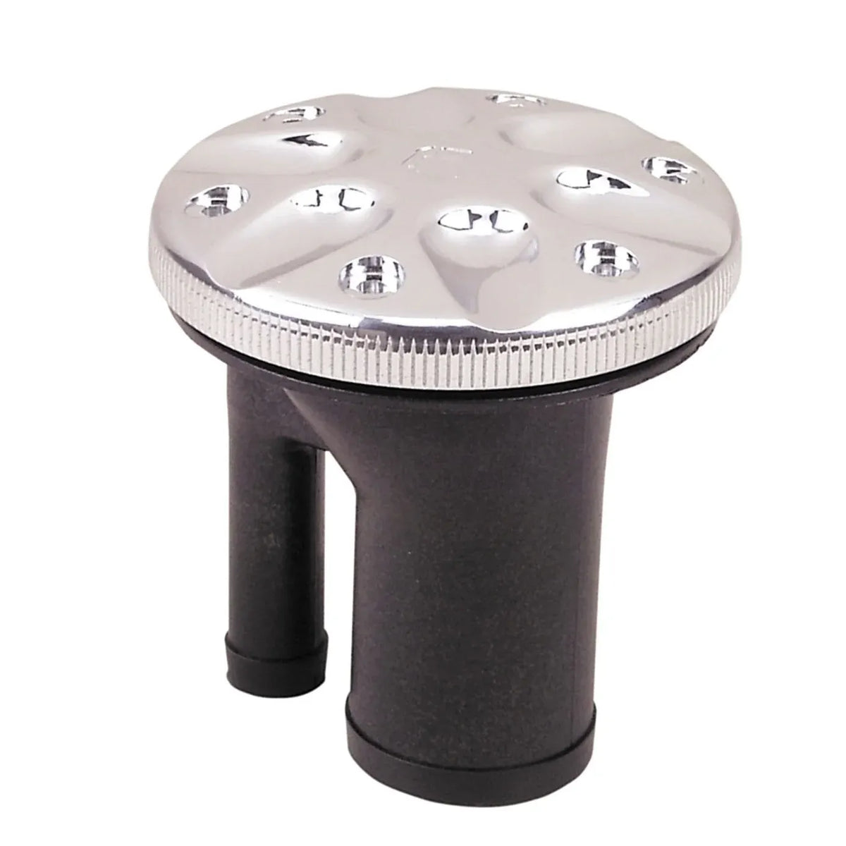 Perko Vented Deck Fill, 1-1/2 in Hose, 5/8 in Vent, Straight Neck — Quality Boat Parts