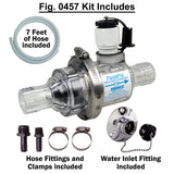 Perko Flush Pro Engine Flush Valve, For Inboard Engines, Polymer, Stainless Steel Spring, Transparent Body — Quality Boat Parts