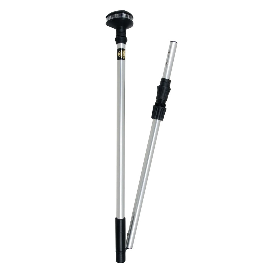 Perko Stealth Series LED Universal Replacement Folding Pole Light, For 1045, 1046, 1047, 1048, 1059 & 1060 2-Pin Bases, 12V, 2nm, 40° Adjustable Head — Quality Boat Parts