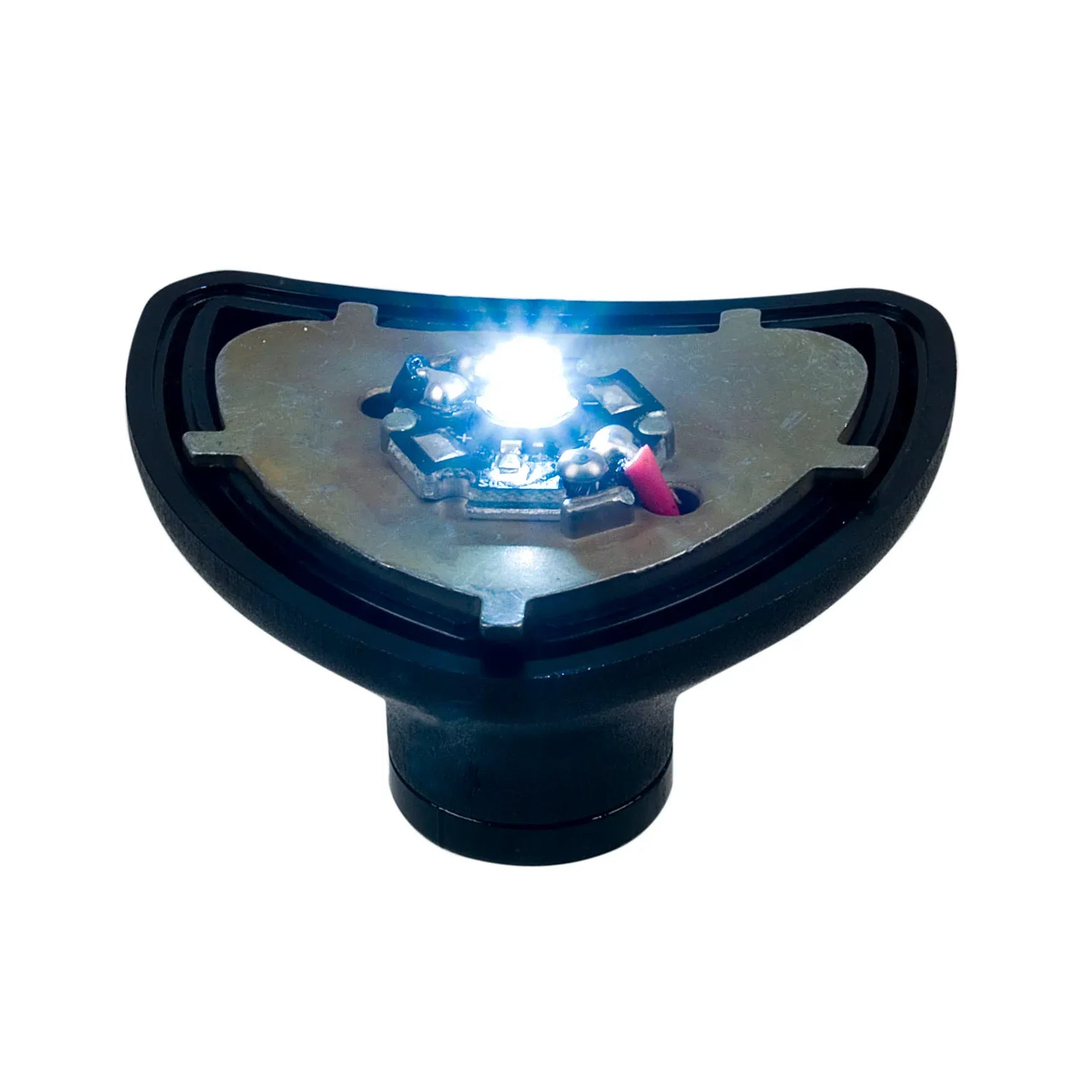 Perko Stealth Series LED Universal Replacement Folding Pole Light, For 1045, 1046, 1047, 1048, 1059 & 1060 2-Pin Bases, 12V, 2nm, 40° Adjustable Head — Quality Boat Parts