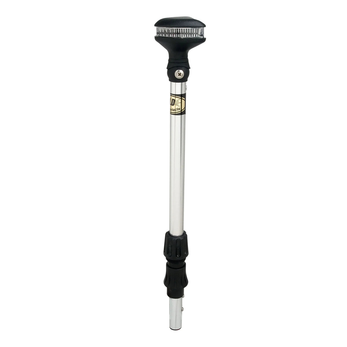 Perko Stealth Series LED Universal Replacement All-Round Pole Light, 12V, 2-Mile, 40° Adjustable Head — Quality Boat Parts