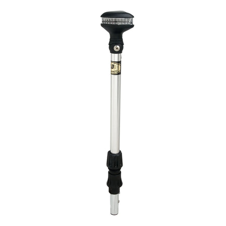 Perko Stealth Series LED Universal Replacement All-Round Pole Light, 12V, 2-Mile, 40° Adjustable Head — Quality Boat Parts