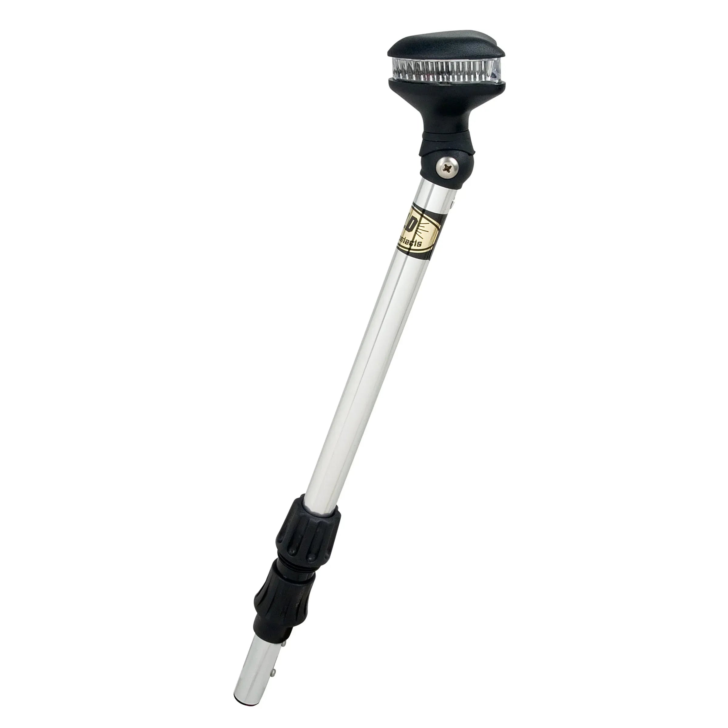 Perko Stealth Series LED Universal Replacement All-Round Pole Light, 12V, 2-Mile, 40° Adjustable Head — Quality Boat Parts
