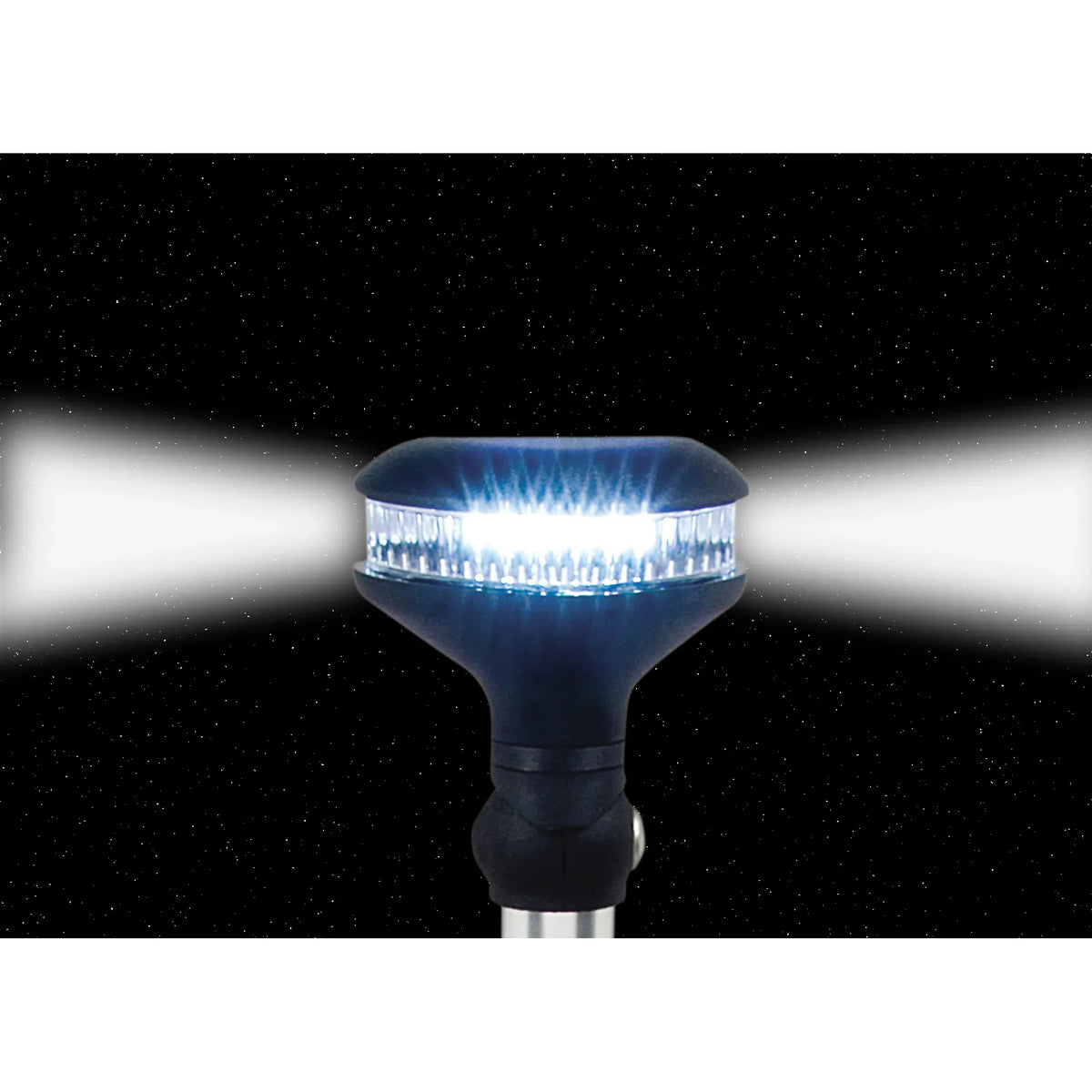 Perko Stealth Series LED Universal Replacement All-Round Pole Light, 12V, 2-Mile, 40° Adjustable Head — Quality Boat Parts
