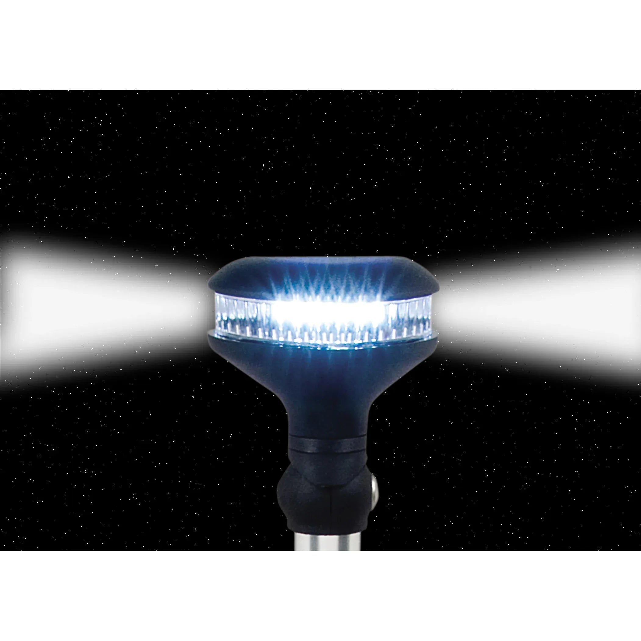 Perko Stealth Series LED Universal Replacement All-Round Pole Light, 12V, 2-Mile, 40° Adjustable Head — Quality Boat Parts