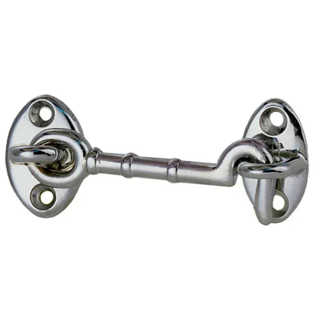 Perko 0956 Cabin Door Hook, Chrome Plated Cast Bronze, #6 Screw Size — Quality Boat Parts