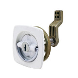 Perko 0931 Flush Lock with 2 Keys, 2 in Hole, 1/4 to 1-1/8 in Door — Quality Boat Parts
