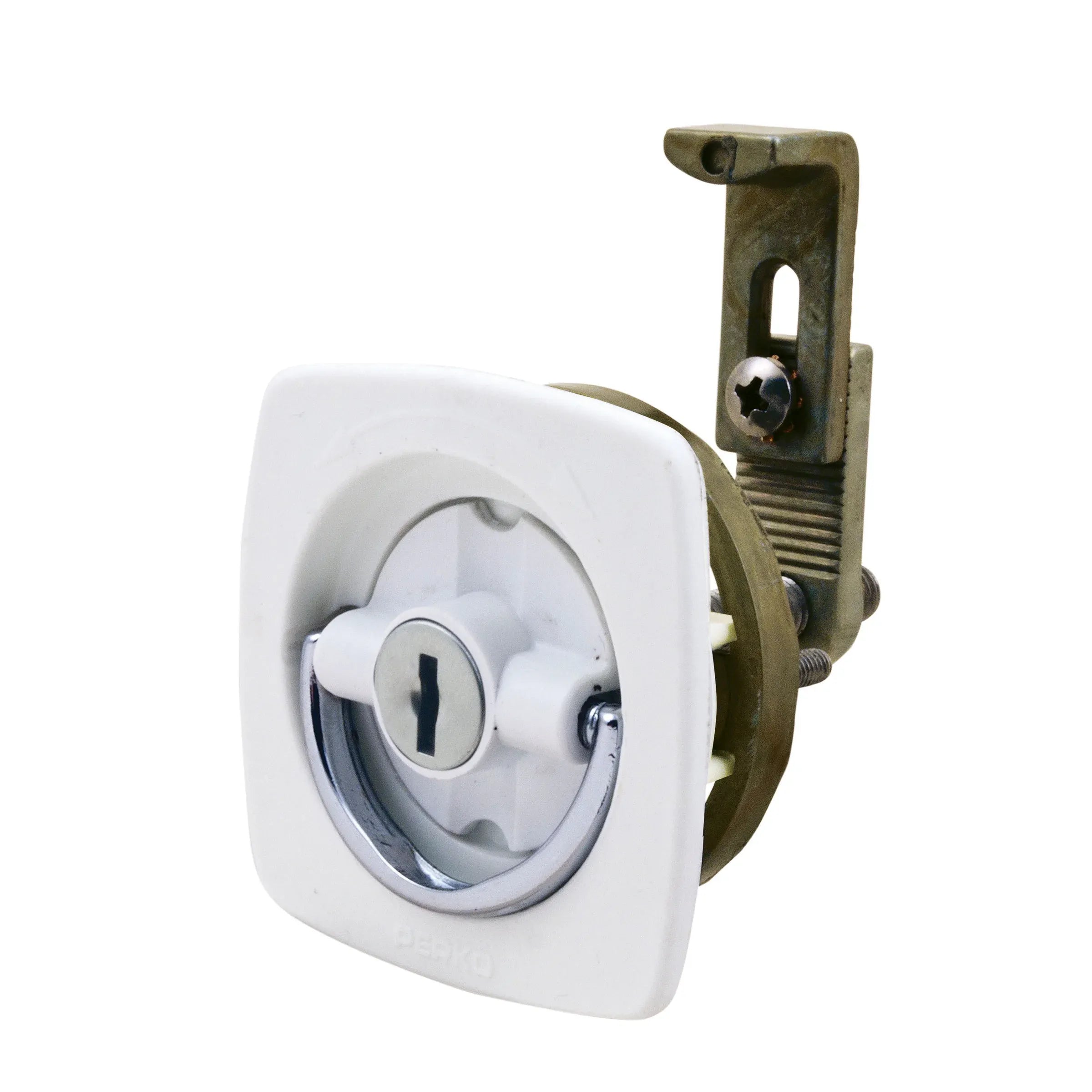 Perko 0931 Flush Lock with 2 Keys, 2 in Hole, 1/4 to 1-1/8 in Door — Quality Boat Parts