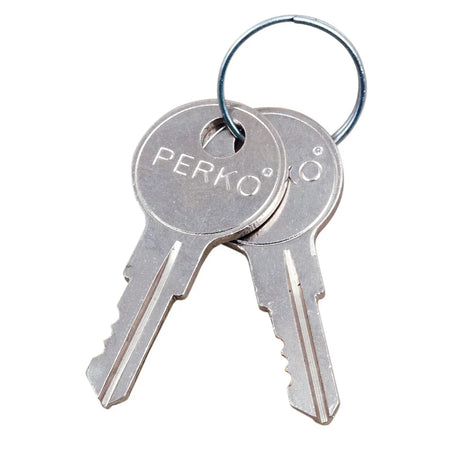 Perko 0931 Flush Lock with 2 Keys, 2 in Hole, 1/4 to 1-1/8 in Door — Quality Boat Parts