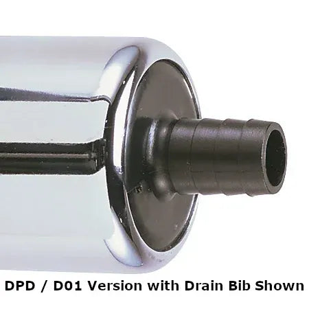Perko Fishing Rod Holder, 65° Angled Flush Mount, Chrome-Plated Zinc Flange, Anodized Aluminum Tube — Quality Boat Parts