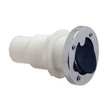 Perko Thru-Hull Scupper, Transom Mount, 1-1/2 in Hose, 2-1/8 in Max Hull Thickness — Quality Boat Parts