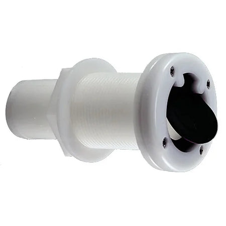 Perko Thru-Hull Scupper, Transom Mount, 1-1/2 in Hose, 2-1/8 in Max Hull Thickness — Quality Boat Parts