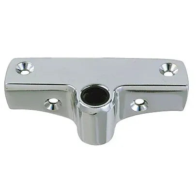 Perko 1186 Edge Mount Rowlock Socket, For 1227, 1262 or 1267 Rowlock Horns, 4 in x 7/8 in x 1-1/8 in, Zinc Alloy, Black Polymer Bearings, #10 Screws, 1 Pair — Quality Boat Parts