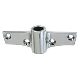 Perko 1187 Side Mount Rowlock Sockets, For 1227, 1262 or 1267 Rowlock Horns, 4 in Length, 1-1/4 in Depth, #10 Screw — Quality Boat Parts