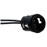 Perko Double Contact Bayonet Socket, Black Polymer Body, 3/4 in OD — Quality Boat Parts