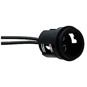 Perko Double Contact Bayonet Socket, Black Polymer Body, 3/4 in OD — Quality Boat Parts