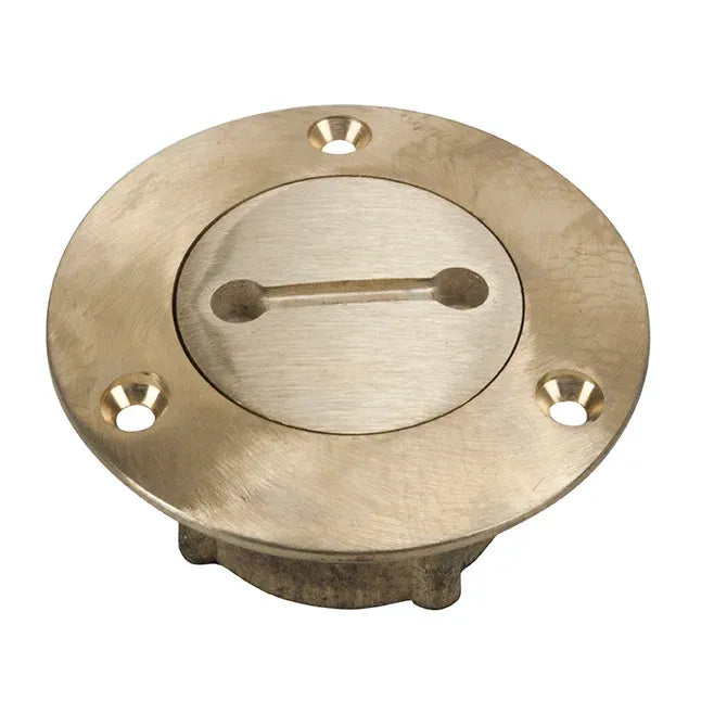 Perko 0528 Unmarked Pipe Deck Fill, Cast Bronze, Key and O-Ring — Quality Boat Parts