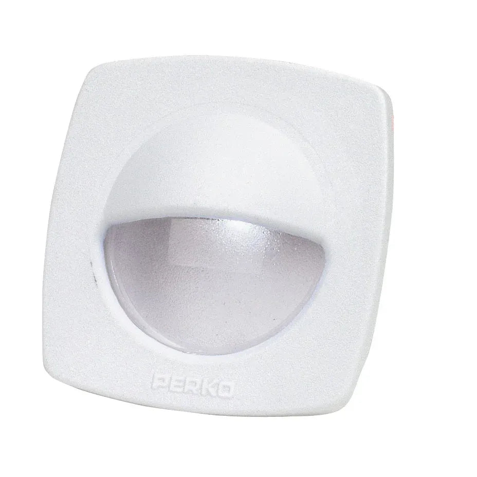 Perko 1074 LED Utility Light with Snap-On Front Cover, 12V, Flush Mount — Quality Boat Parts