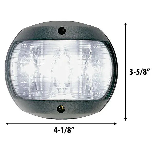 Perko LED White Masthead Navigation Light, Black Polymer Housing, 3 nm, 225° Arc — Quality Boat Parts